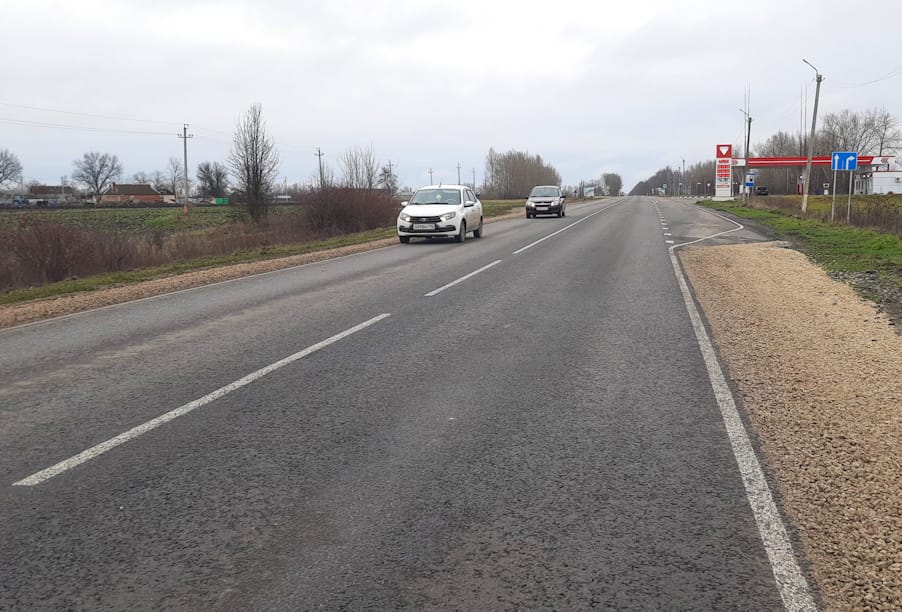 В 2025 году в Липецкой области отремонтировано 83 км дорог, входящих в опорную сеть