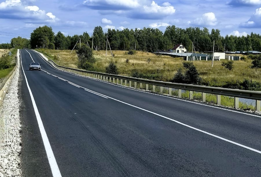 В Тульской области отремонтирован участок дороги Новое Клейменово – Ясногорск – Мордвес